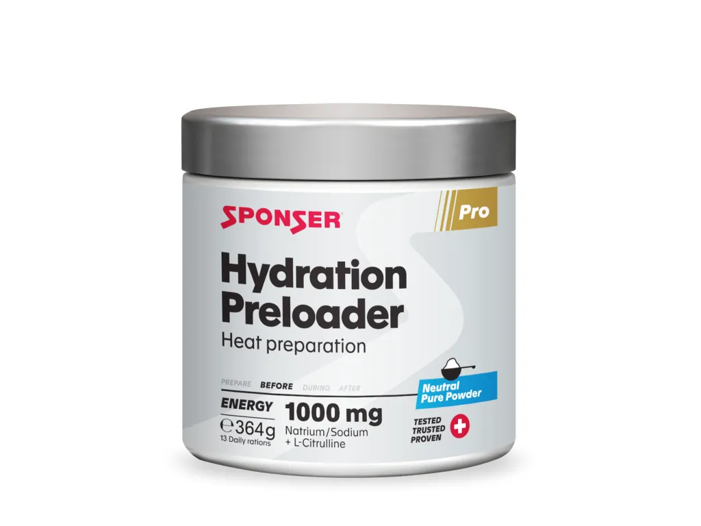 Sponser Hydration Preloader 364 g – elektrolyty: předstartovní hydratace