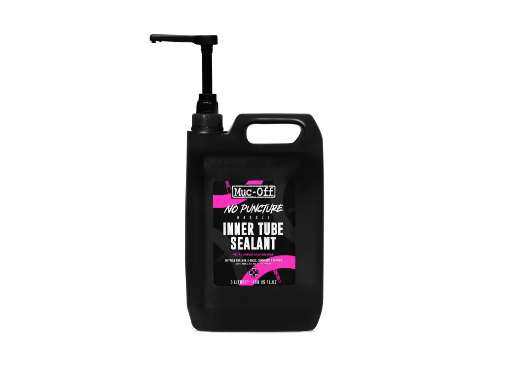 Muc-Off No Puncture Inner Tube Sealant – těsnící tmel pro dušová kola, 5 L